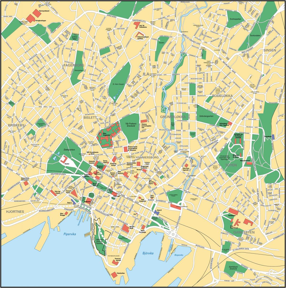 Oslo city map