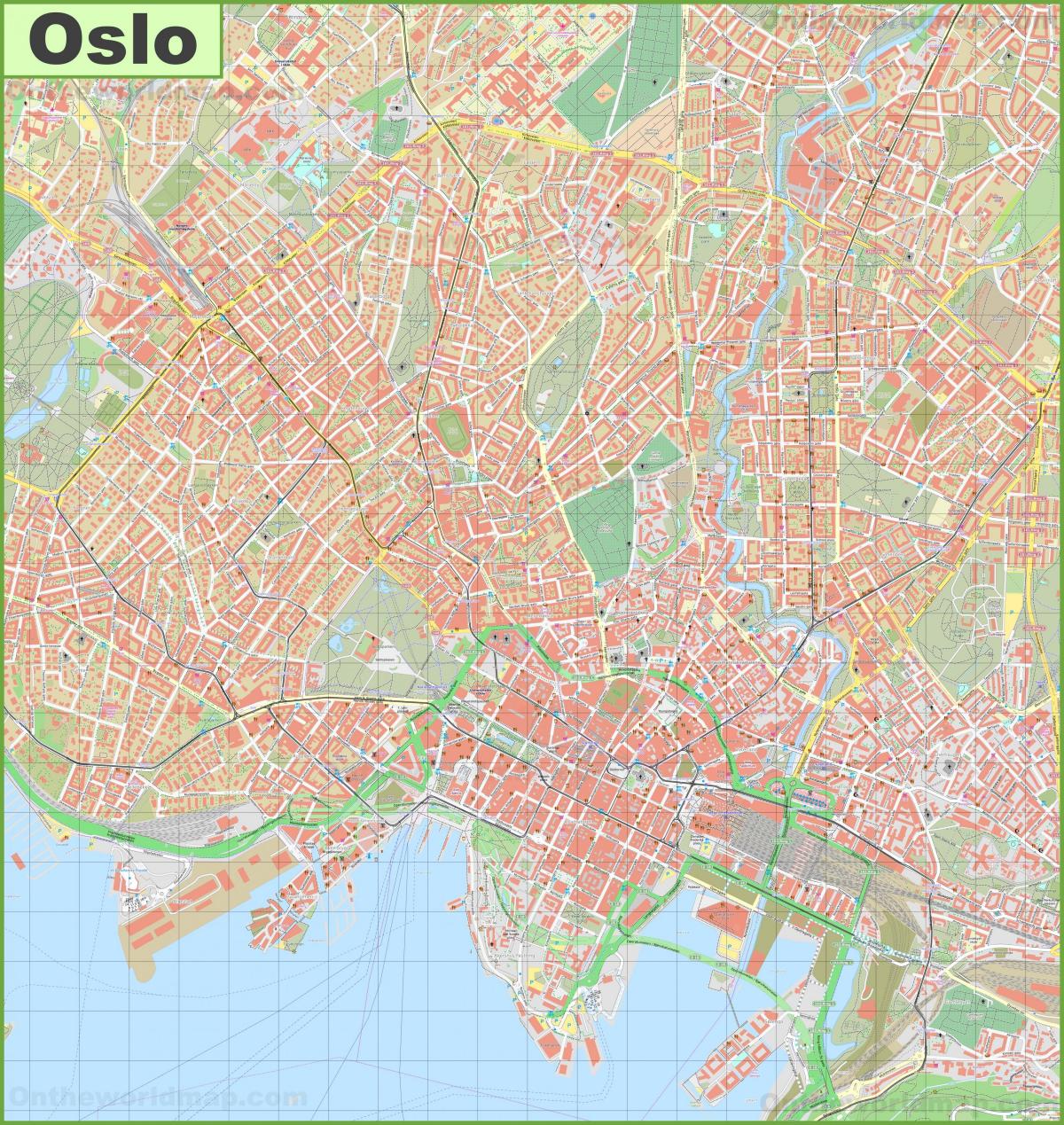 Oslo streets map